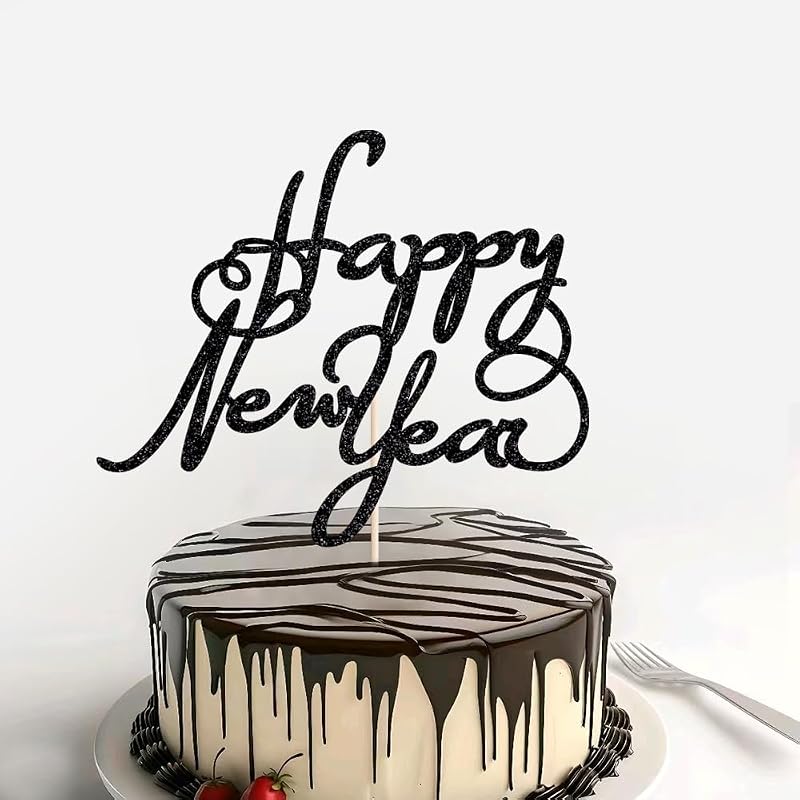 Happy New Year 2026 Cake Topper