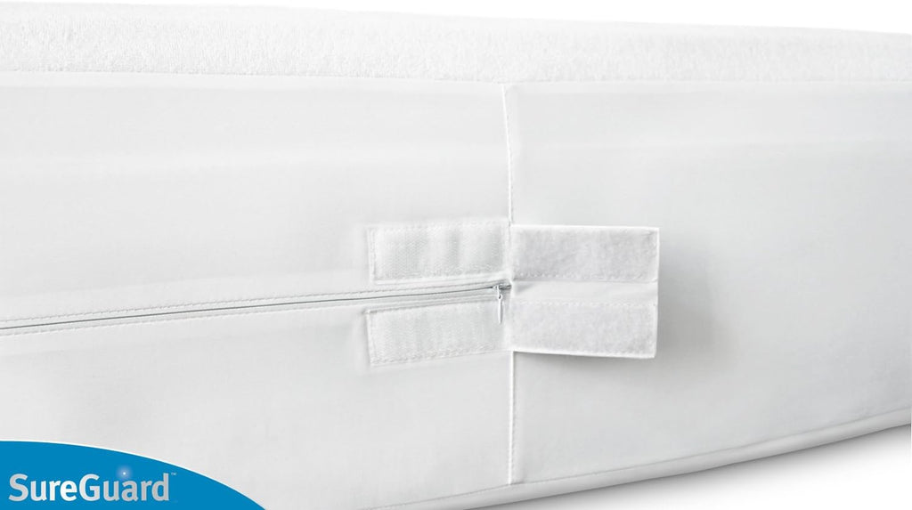 SureGuard Queen Mattress Encasement - 100% Waterproof, Bed Bug Proof, Hypoallergenic | Deep 13-16 in. Cover