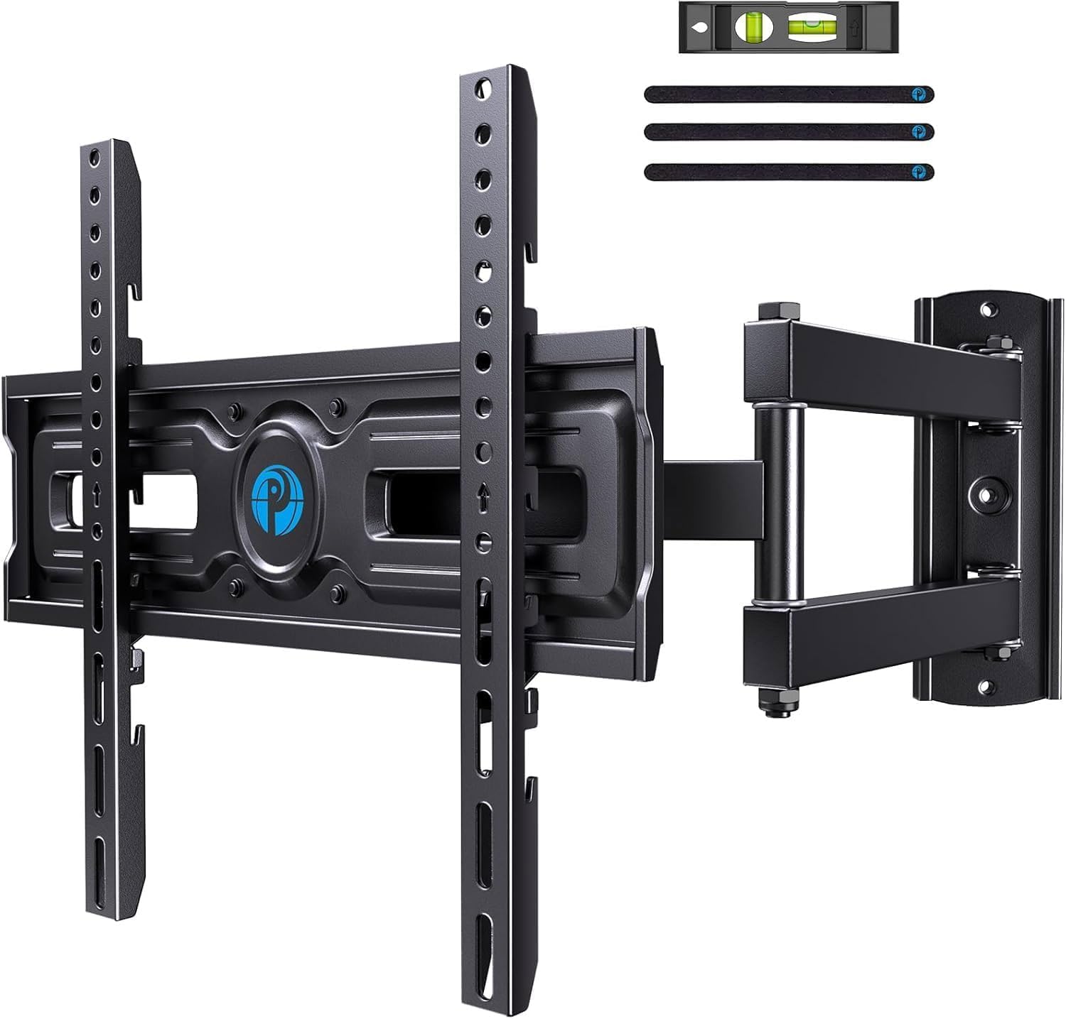 Pipishell Full Motion TV Wall Mount - Adjustable Bracket for 26-65 Inch TVs | Max VESA 400x400mm, 77 lbs Capacity