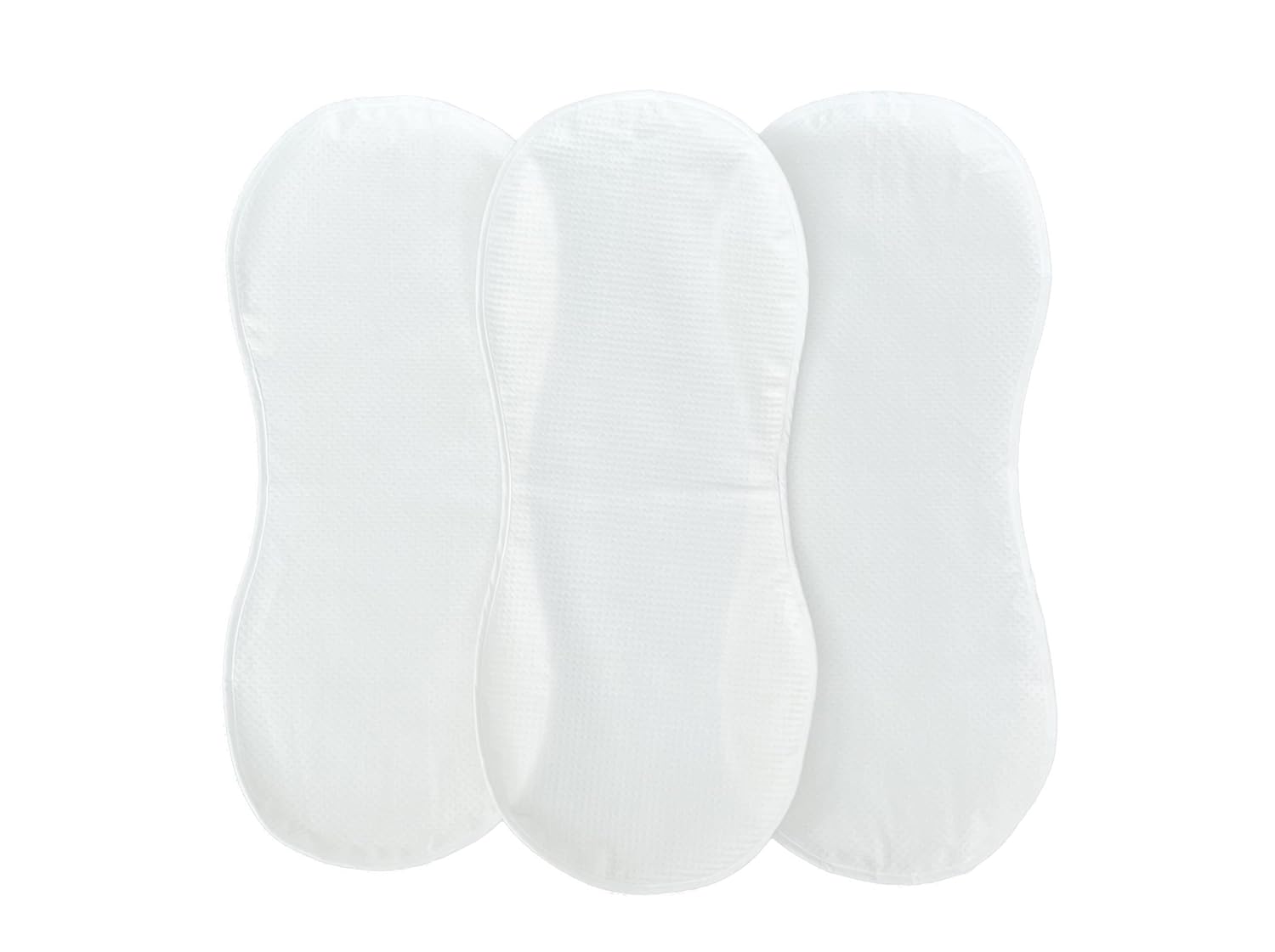 Peanut Changer | Super Soft Changing Pad Liners - Thicker, Waterproof & Machine Washable - 3 Pack