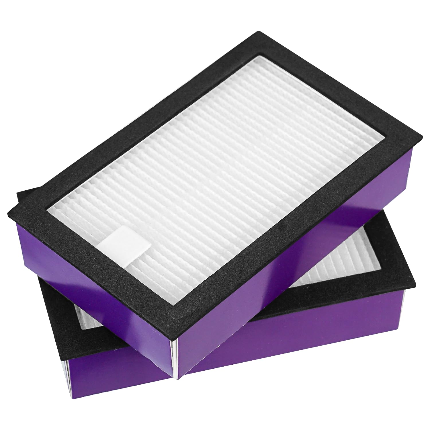 HASMX 107005 Vacuum Cleaner Hepa Filter Replacement for Proteam Fits for Proteam Vacuum Models SHV100 1200XP and 1500XP, 4 1/2" x 2 3/4" x 1", 2-Pack
