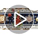 Snowflakes Christmas Table Runner 13x108 Inch Blue - Holiday Home Decor