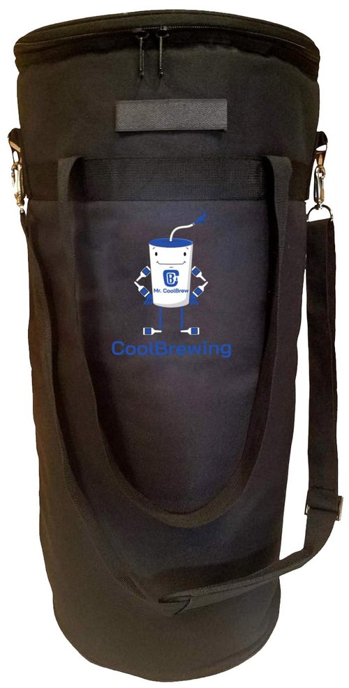 Keg Cooler for Home Brew. Beer Cooler for 5 Gallon Keg, Corny and Cornelius Kegs by Cool Brewing. CoolBrewCorny 3.0 Version