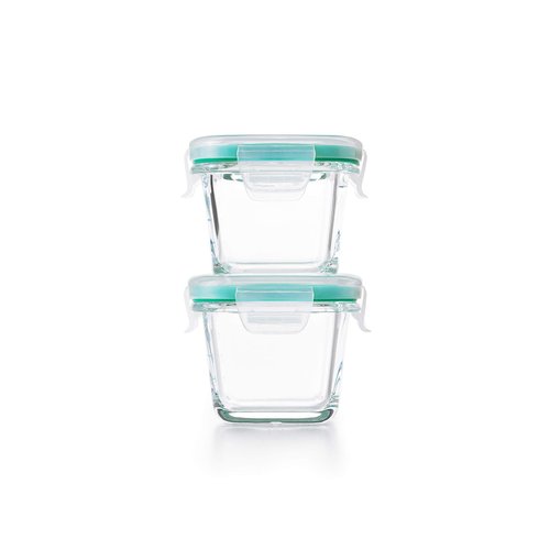 OXO Good Grips 4-Piece Smart Seal Leakproof Mini Glass AirtightContainer Set