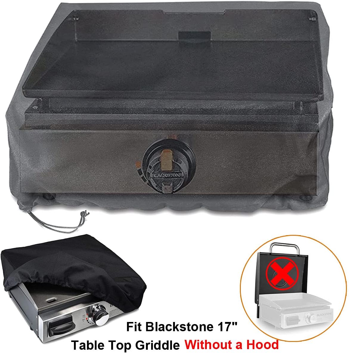 Westeco 17 Inch Griddle Cover - Heavy Duty, Waterproof & Weather Resistant Protection for Blackstone Griddle