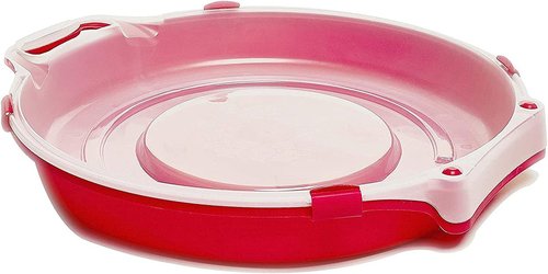 HOMZ 24-Inch Holiday Wreath Storage Box - Durable, Weather-Resistant Design for Easy Organization