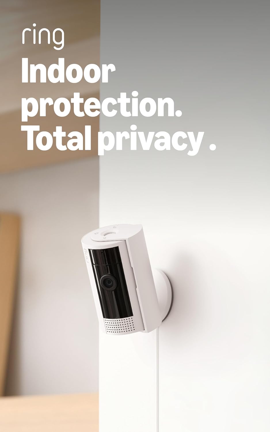 Ring Indoor Cam - 1080p HD Home & Business Security Camera - Sleek White Design