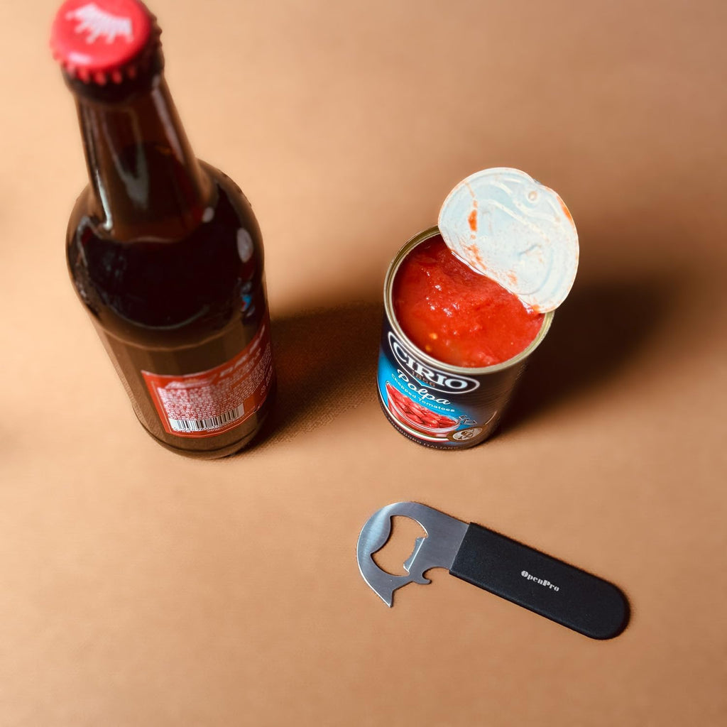 Skiennix Magnetic 2-in-1 Can Opener | Easy Manual Beer & Pet Food Opener for Seniors - 2-Pack