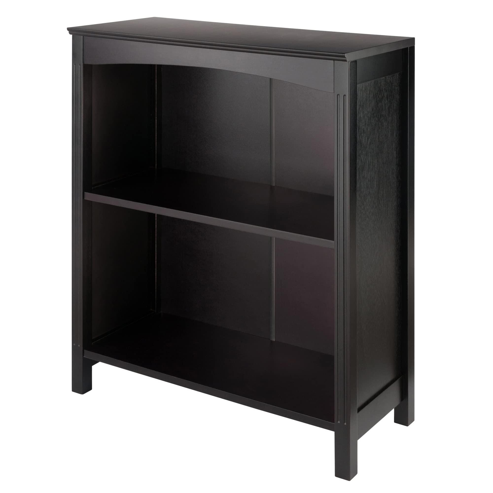 Winsome Terrace Solid/Composite Wood 3-Tier 26-Inch Wide Storage Shelf, Espresso (92327)