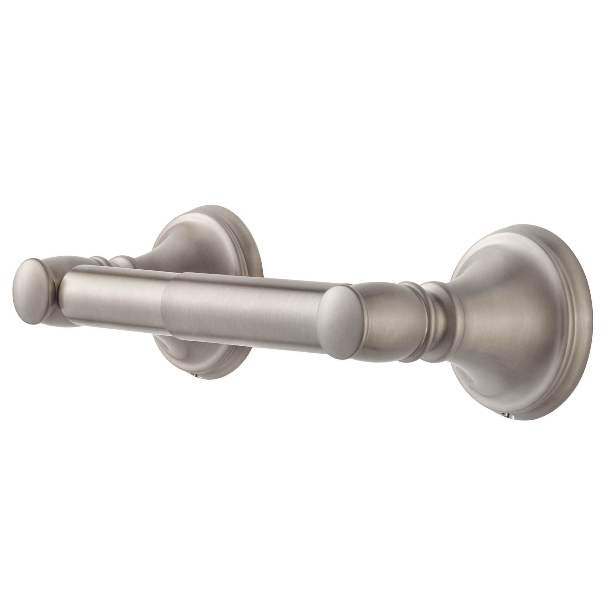 Pfister Northcott Toilet Paper Holder, Bathroom Tissue Holder, Wall-Mounted, Screw-In, Brushed Nickel Finish, BPHMG1K