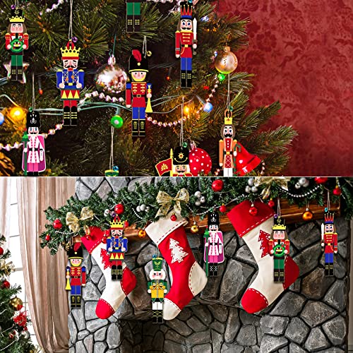Christmas Nutcracker Wooden Ornaments Set 60 Pcs DIY Holiday Decorations - Variation of THIS listing 60