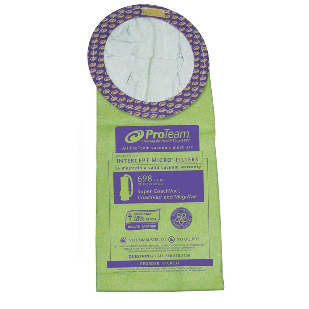 ProTeam 10 Quart Backpack Vacuum Bags