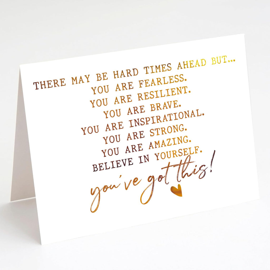 PUGAILA Heartfelt Encouragement&Support Card, Sympathy, Get Well, Affirmation, Positive Sobriety, Thinking of You, Speedy Surgery Recovery Card&Gift for Family Friend Coworker Cancer Patients