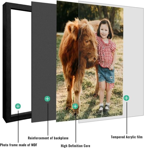 Custom Canvas Prints | Turn Your Photos Into Framed Wall Art | Ideal Home Décor Gift (12x16, Black Frame)