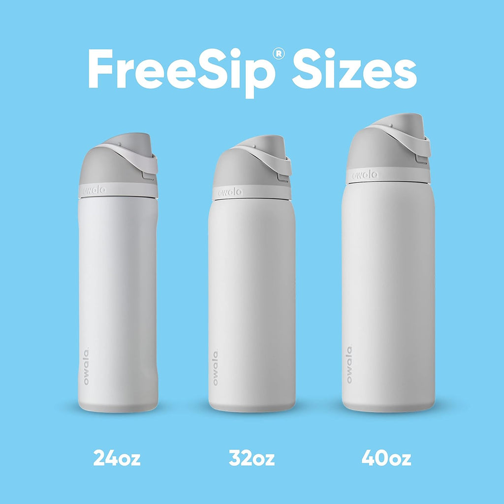 Owala FreeSip Insulated Stainless Steel Water Bottle - BPA-Free, 40 Oz, Camo Cool Design for Travel