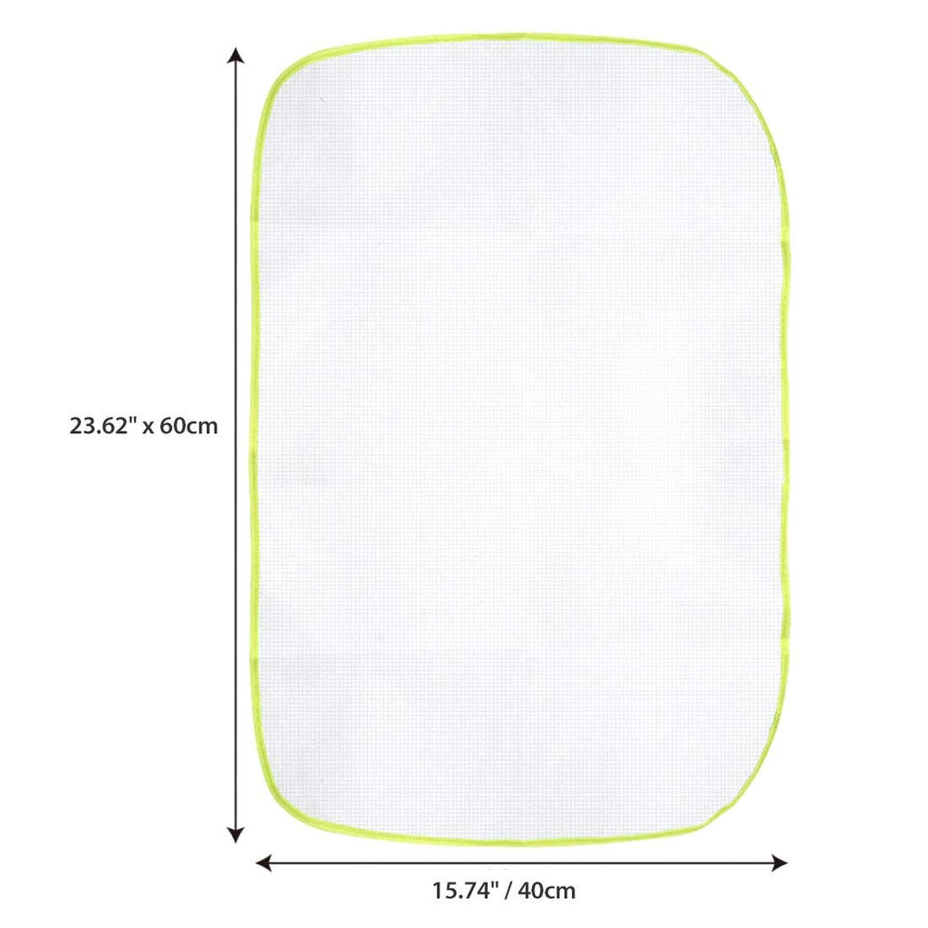 2 Pack High Temperature Resistance Protective Ironing Pressing Pad-Protective Scorch Saving Mesh (Large 23.62" x 15.74")