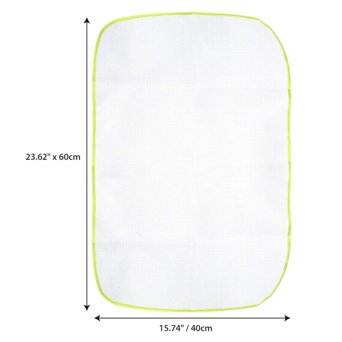 2 Pack High Temperature Resistance Protective Ironing Pressing Pad-Protective Scorch Saving Mesh (Large 23.62" x 15.74")