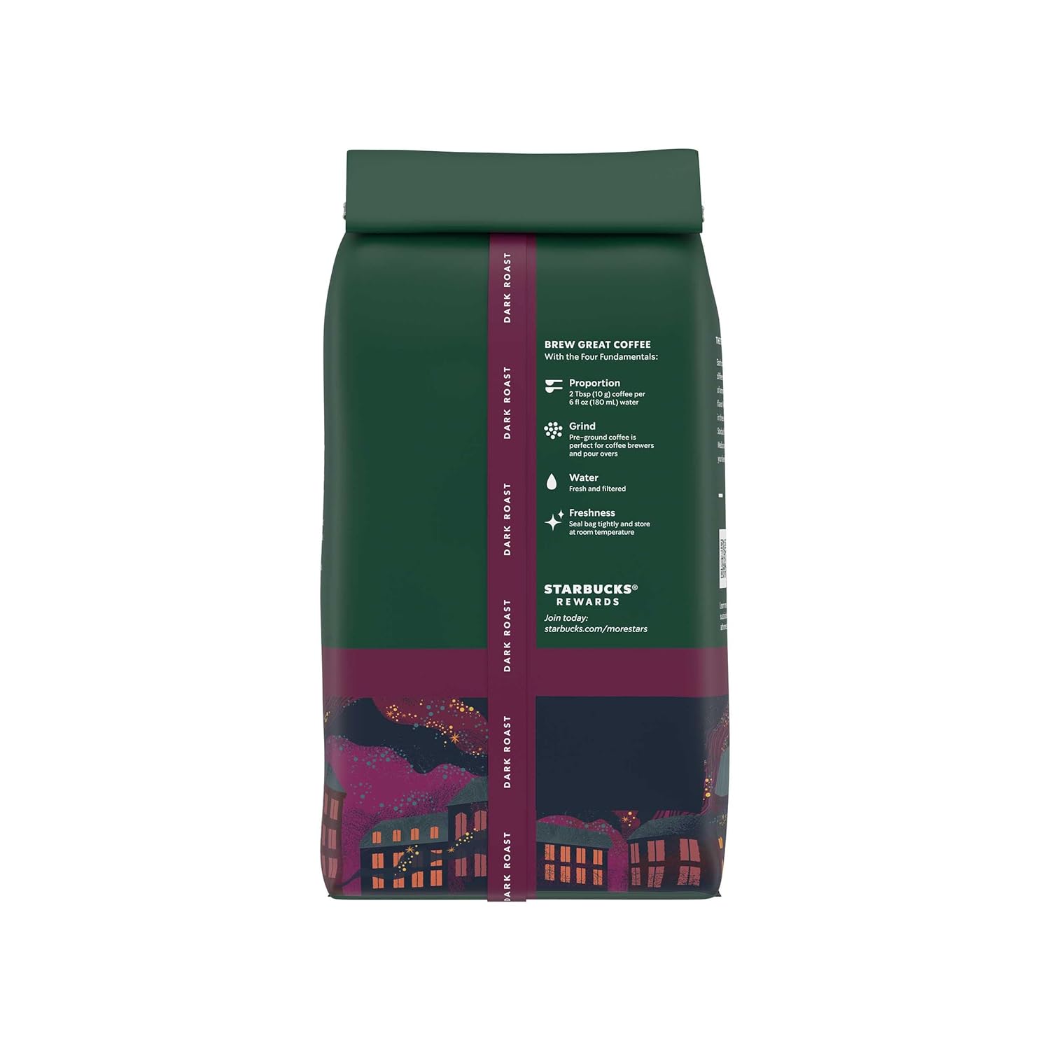 Starbucks Ground Coffee - Dark Roast for Hot or Iced Beverages | French Roast, 28 oz