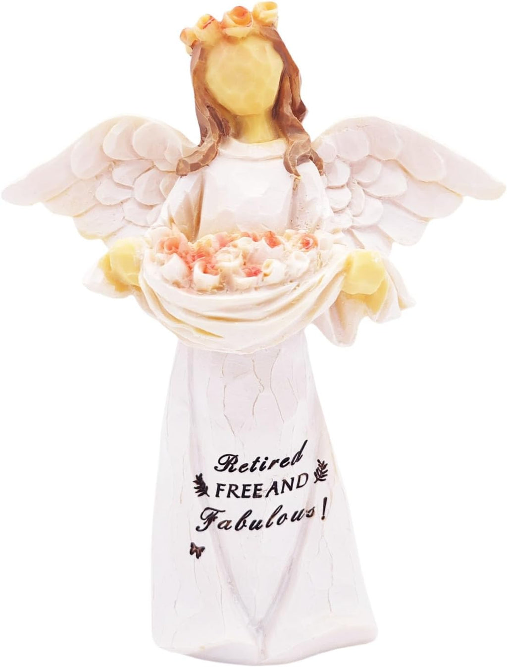 Skiennix Retirement Gift Angel Figurine - Hand-Carved Sculpture for Women | Perfect for Retirement Parties