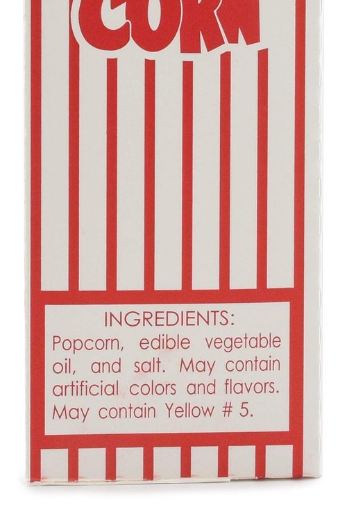 Snappy Popcorn 4-E Red and White Close Top Popcorn Boxes, 2.3 Oz, 250 Count