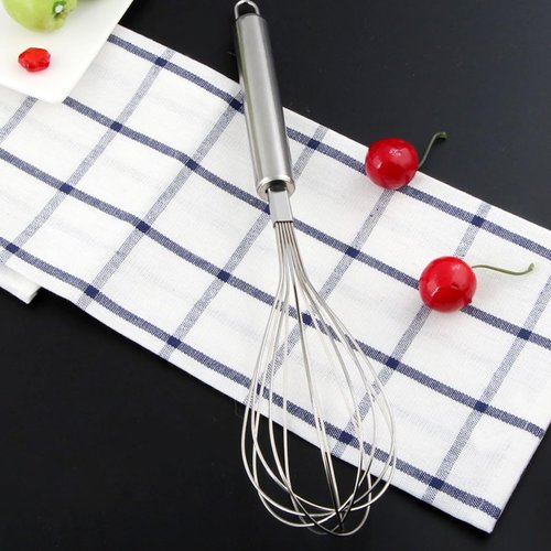Whisks for Cooking, Wisking Tool 2 PCS, Metal Whisk Set for Non-Stick Cookware, Balloon Egg Beater Perfect for Blending, Whisking, Beating, Frothing & Stirring-Easy to Use and Clean (11.81"&9.84")