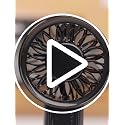 HandFan Portable Handheld Mini Fan, 5-Speed USB Rechargeable, Gloss Green