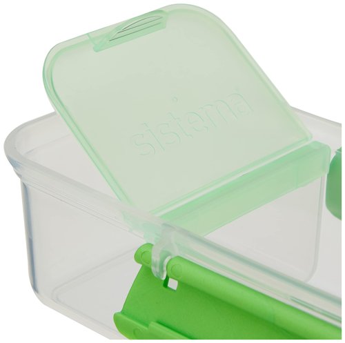 Sistema Snack Attack To Go Snack and Dip Container, 13.6 oz