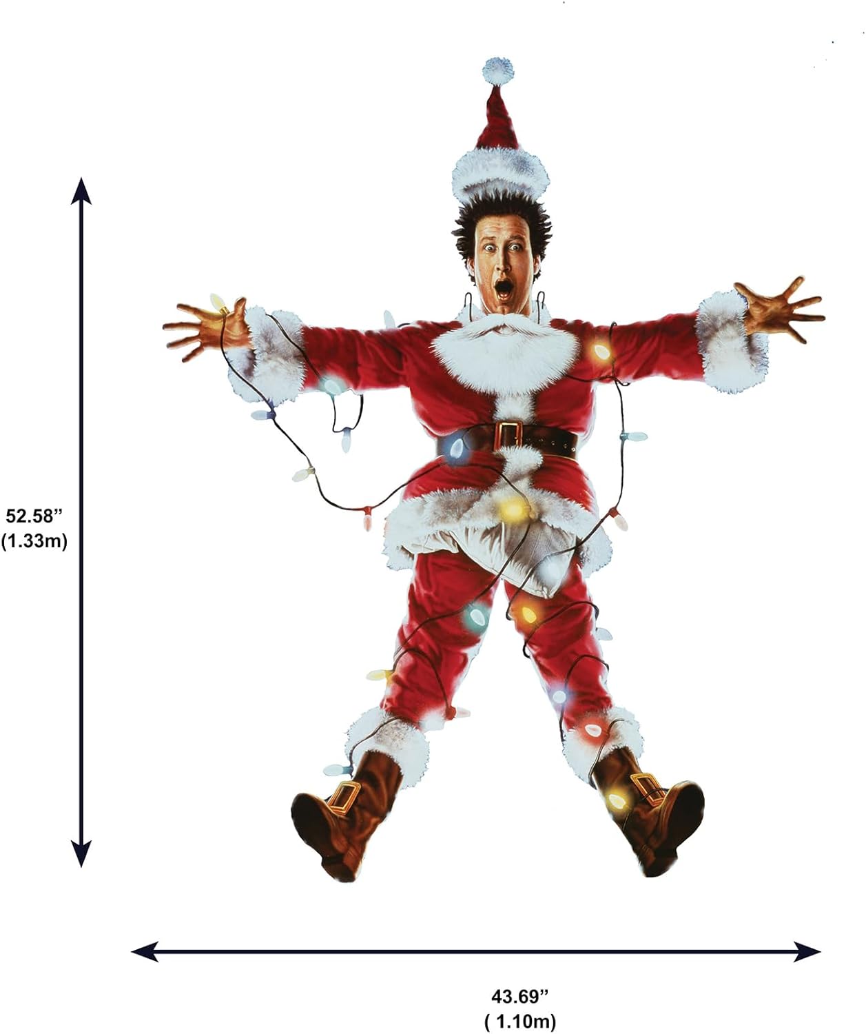 RoomMates National Lampoon's Christmas Vacation Wall Decal - Festive Red Design