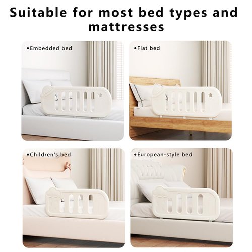 Child and Baby Bed Rail - Universal Bed Rail with Reinforced Anchors for Baby Bed Armrests Suitable for Double Beds, King and Double Beds, Thick Mattresses, and Embedded Bed (Planet (47.2 ") 1Set)