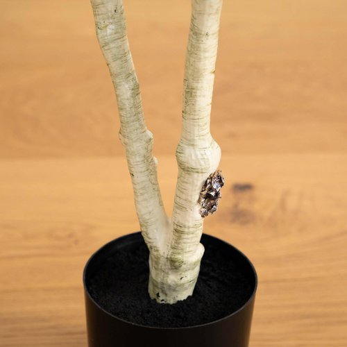 Nearly Natural 4ft. Artificial Birch Tree with Real Touch Leaves