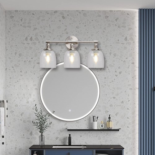 4 Pack Clear Seeded Glass Replacement,2-1/8" Fitter, 5.47" High, 4.76" Diameter Shades Covers for Ceiling Fan Light Fixtures Pendant Lighting Chandelier Vanity Light Kitchen Island Light.