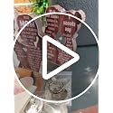 Acrylic Desk Decor Plaque with Keychain & Card for Mom