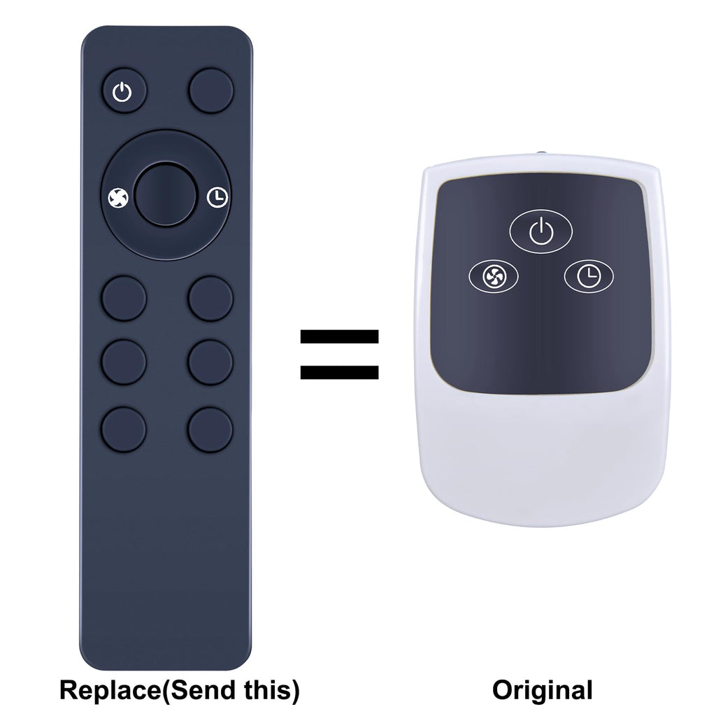 Replacement Fan Remote Control Compatible with Lasko 2033654B 2033654 1843 1844 2546 3540 3542 S18625 S18924 1646 1850 1854 1880 1885 2740 2744 3440 A20561 A20700 Cyclone Pedestal Upright Fan