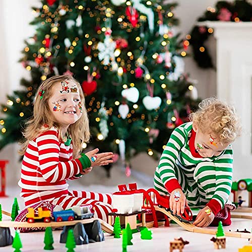 Felico Christmas Temporary Tattoos - 240 Pcs Xmas Party Favors
