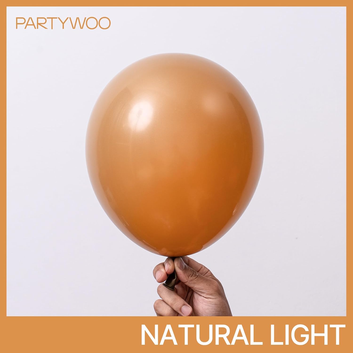 PartyWoo Tan Balloons - 120 Pcs Boho Neutral Latex Balloon Arch Kit for Birthday & Baby Showers | 5-18 Inch