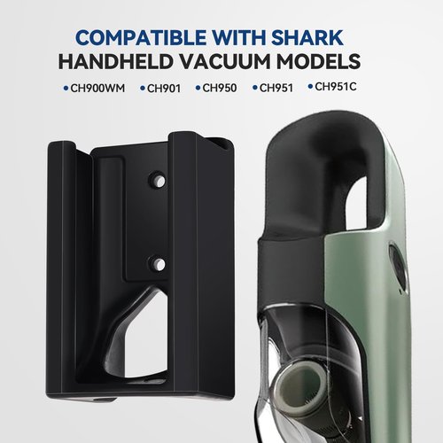 BROQIXIN Wall Mount Vacuum Holder Compatible with Shark Handheld Vacuum Models CH900WM, CH951, CH951C CH901, CH950