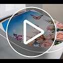 Beach Shells Toilet Cover Decal - Waterproof Self-Adhesive Vinyl Decoration