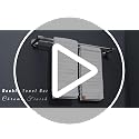 MACAJM 24-Inch Double Towel Bar - SUS304 Stainless Steel, Polished Chrome