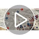 Independence Day Throw Pillow Cover - 12x20 Inch Fireworks Design