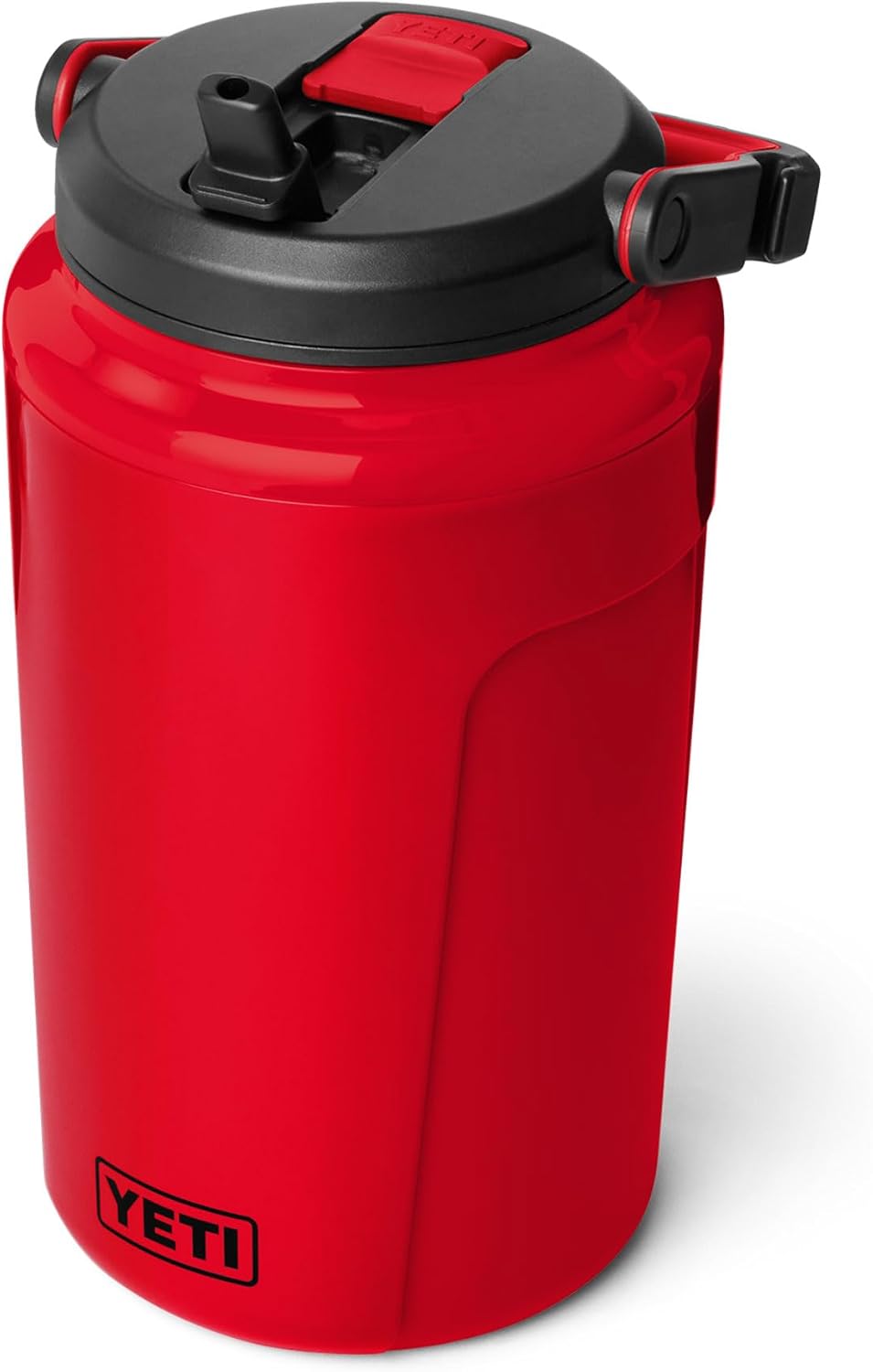 YETI Silo Half Gallon Insulated Water Jug - Leakproof Sports Bottle with Straw Cap & Fence Hook - Ice-Cold Drinks, Rescue Red