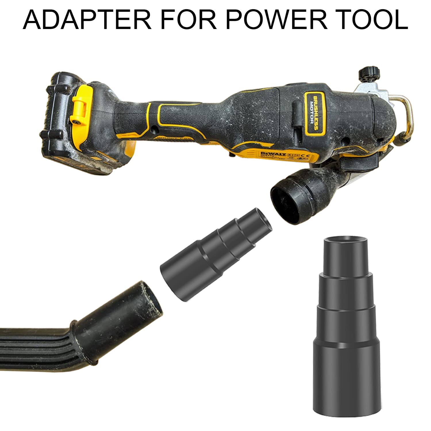 Vacuum Attachment Adapter Kit- Vacuum Hose Adapter - Pool Supply 1-1/4" or 1-1/2" Hoses Connector - Hoses Reducer Adapter - Reducer from 35mm/38mm/42mm to 32mm - from 1 3/8 inch to 1 1/4 inch