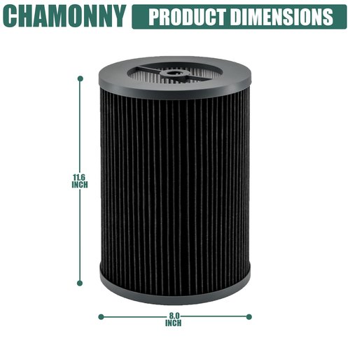 CHAMONNY Air Pro PECO-HEPA Filter Replacement, Compatible with Mole-kule Air Pro Air Purifier, 1 Pack