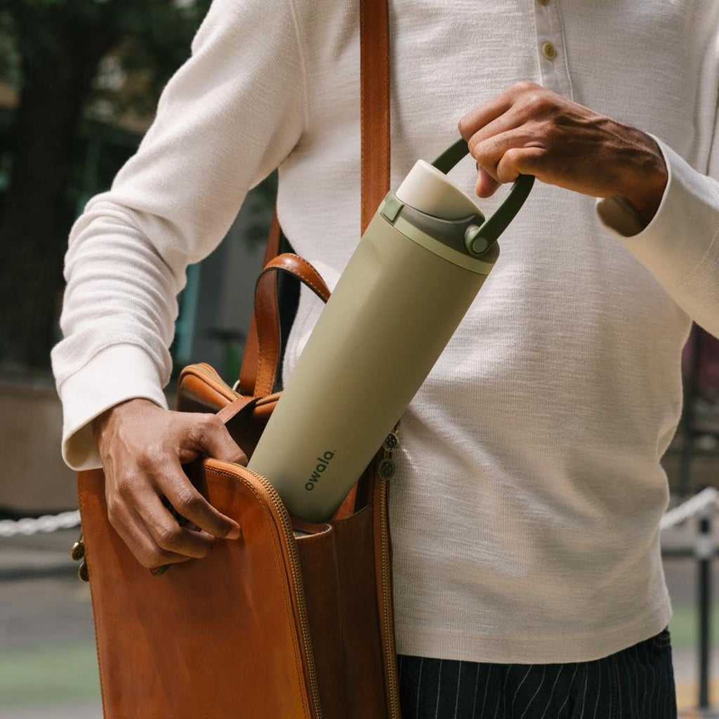 Owala FreeSip Sway Insulated Stainless Steel Water Bottle - 40oz, Two-Way Spout & Built-In Straw, BPA Free