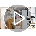 SPEETH Adjustable Headboard Wall Stoppers Pack - Bed Frame Anti-Shake Supports