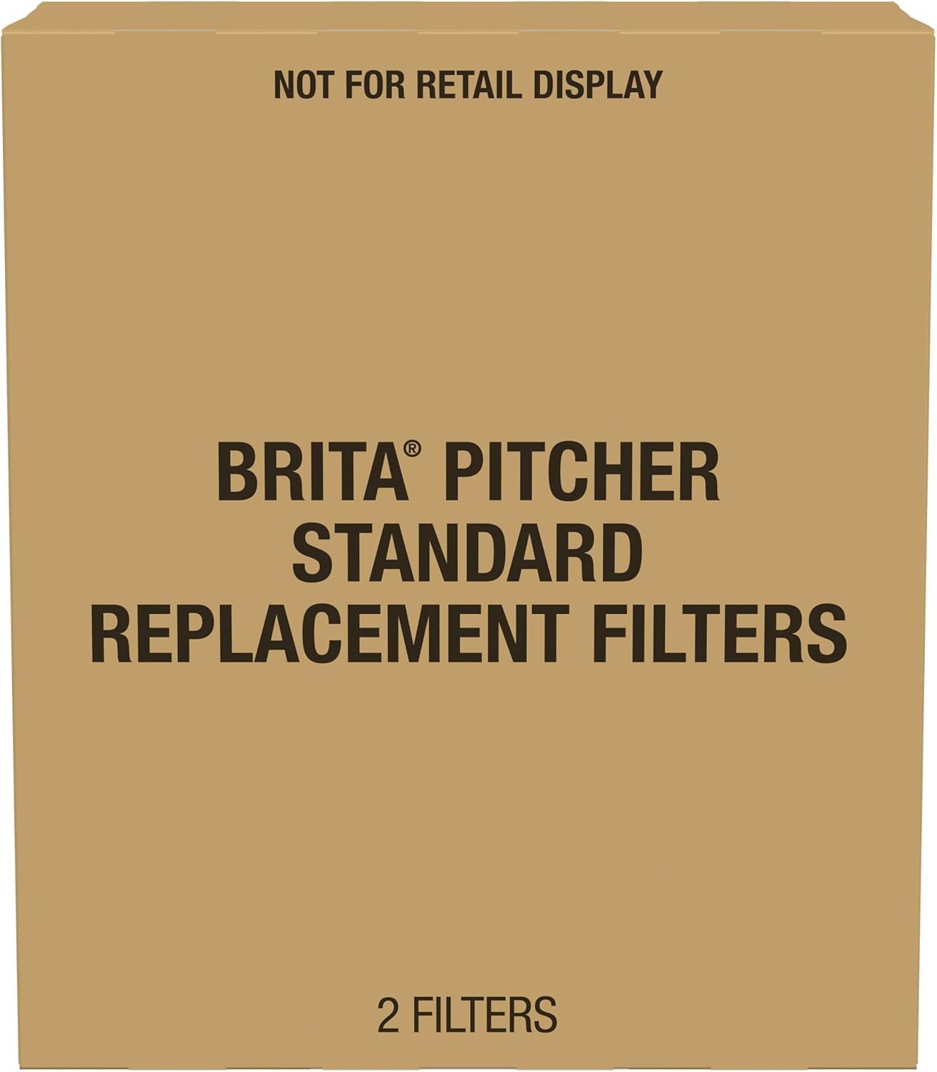Brita Standard Water Filter | BPA-Free Pitcher Replacement | Lasts 2 Months, 40 Gallons | 2 Filters Included