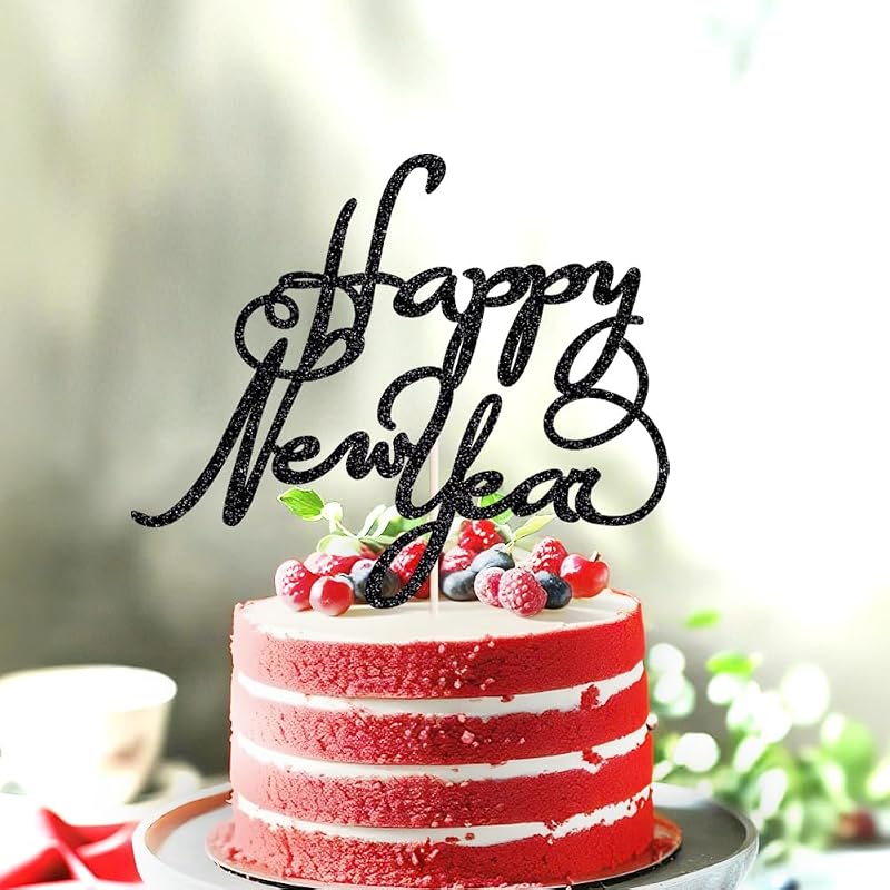 Happy New Year 2026 Cake Topper