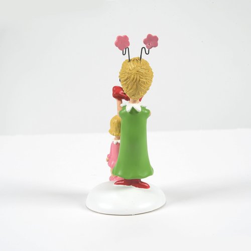 Department 56 Dr. Seuss Grinch Village Accessories Cindy Lou Who's Surprise Figurine, 3.25 Inch, Multicolor