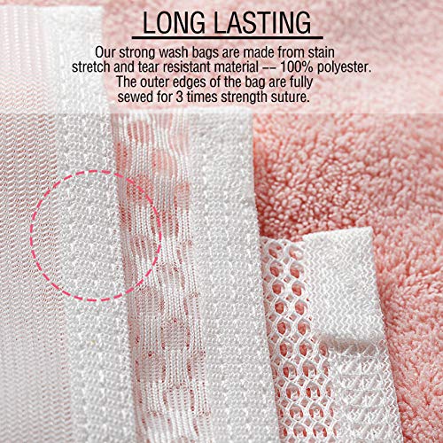 KOOZTI Fine Mesh Laundry Bags for Face Masks & Socks - 3 Pack, 6x6 Inch