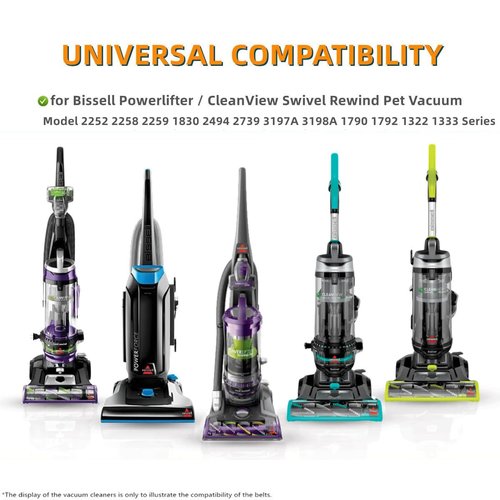 JEDELEOS Replacement Brush Roll - Compatible with Bissell CleanView Pet Vacuums | High-Quality Assembly Parts