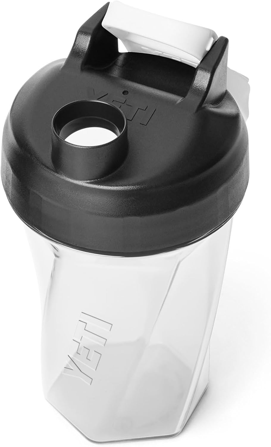 YETI Yonder Helimix Vortex Blender Shaker Bottle - 20oz Portable Protein Cup | USA Made, Dishwasher Safe, Clear